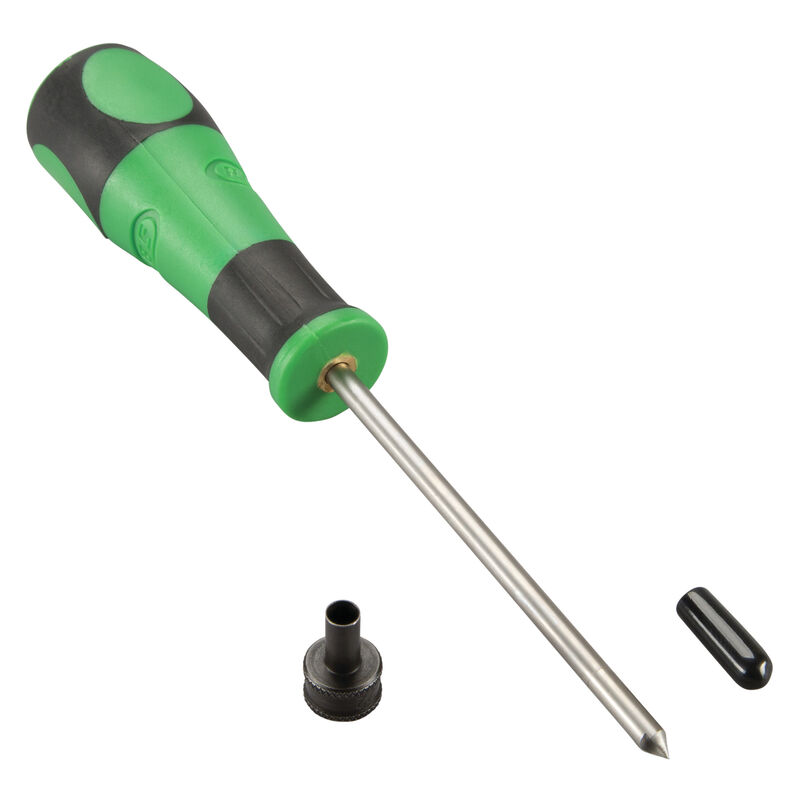 Flash Hole Deburring Tool with Case Pilot Stop Flash Hole Deburring Tool with Case Pilot Stop