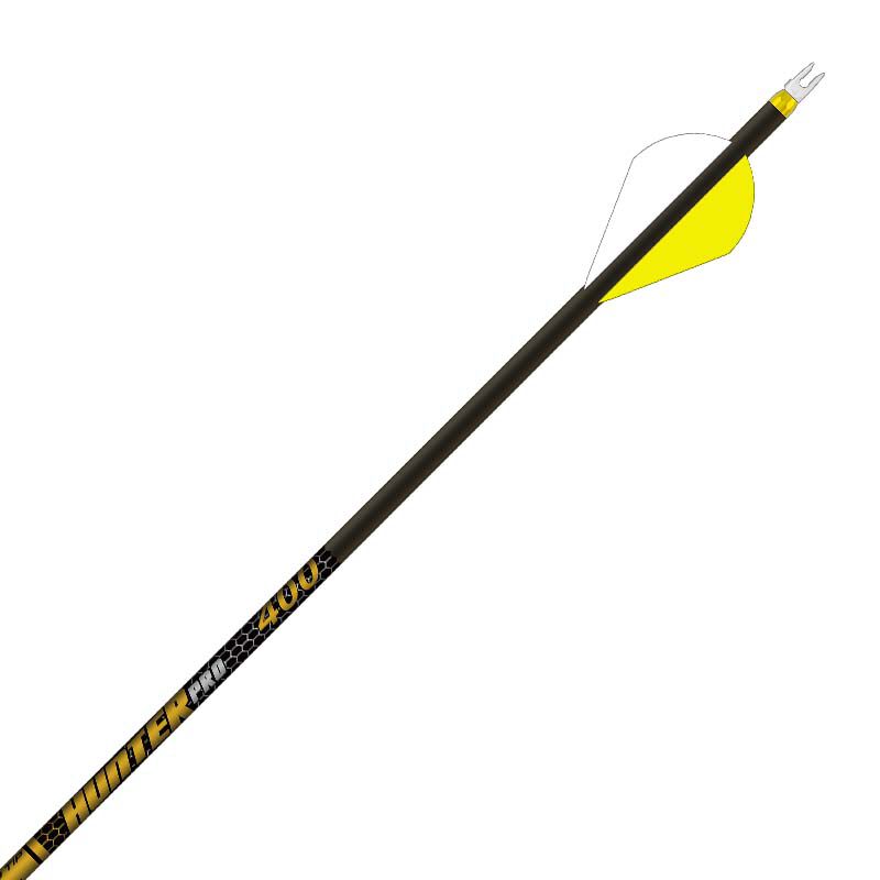 2015 Gold Tip Hunter Pro Black 400 Arrows With Raptor Vanes 1 Dozen for sale online 