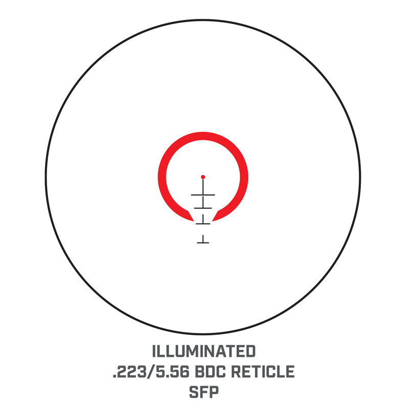 AR Optics® 1-8x24 Illuminated Riflescope
